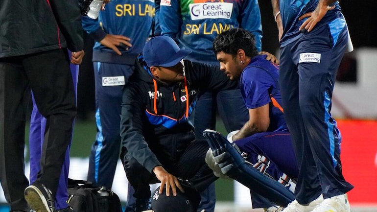 IND vs SL: Ishan Kishan hospitalized after being hit in the head in 2nd T20I (AP Photo)