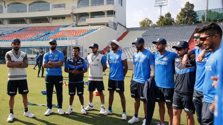 Team India train in Mohali ahead of their first test against Sri Lanka (courtesy BCCI)