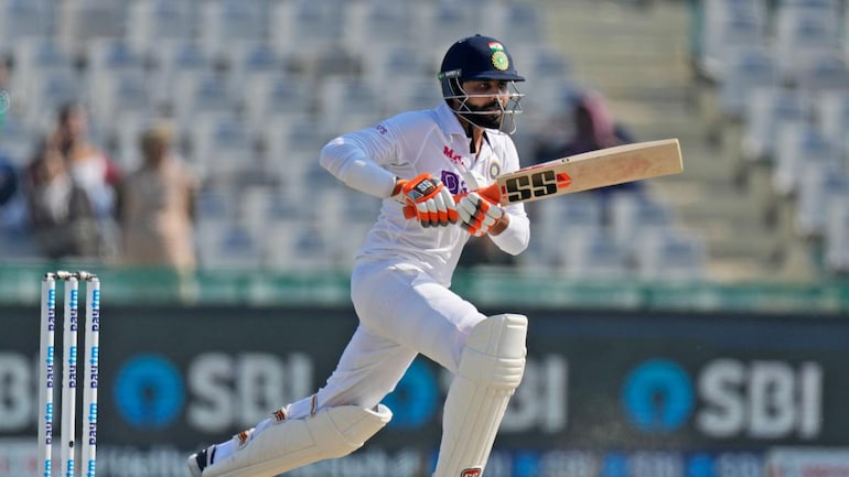 Ravindra Jadeja's second Test hundred drives India vs. Sri Lanka in Mohali (AP Photo)