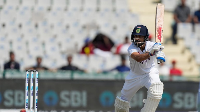 India vs. Sri Lanka: Virat Kohli drops to 45 in his 100th friendly at Mohali (AP Photo)