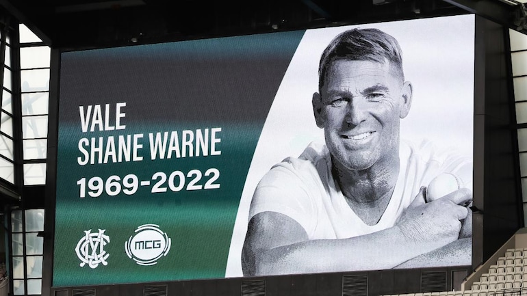 Shane Warne's state funeral is set to take place at Melbourne Cricket Ground on March 30 (Reuters photo)